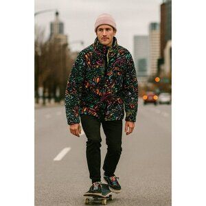 Empyre Men’s Fleece Pullover 1/4 Zip 90’s Style Sweater Large EUC